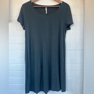 Soma Cool Nights Short Sleeve Sleep Dress Women’s Small in Black- No flaws